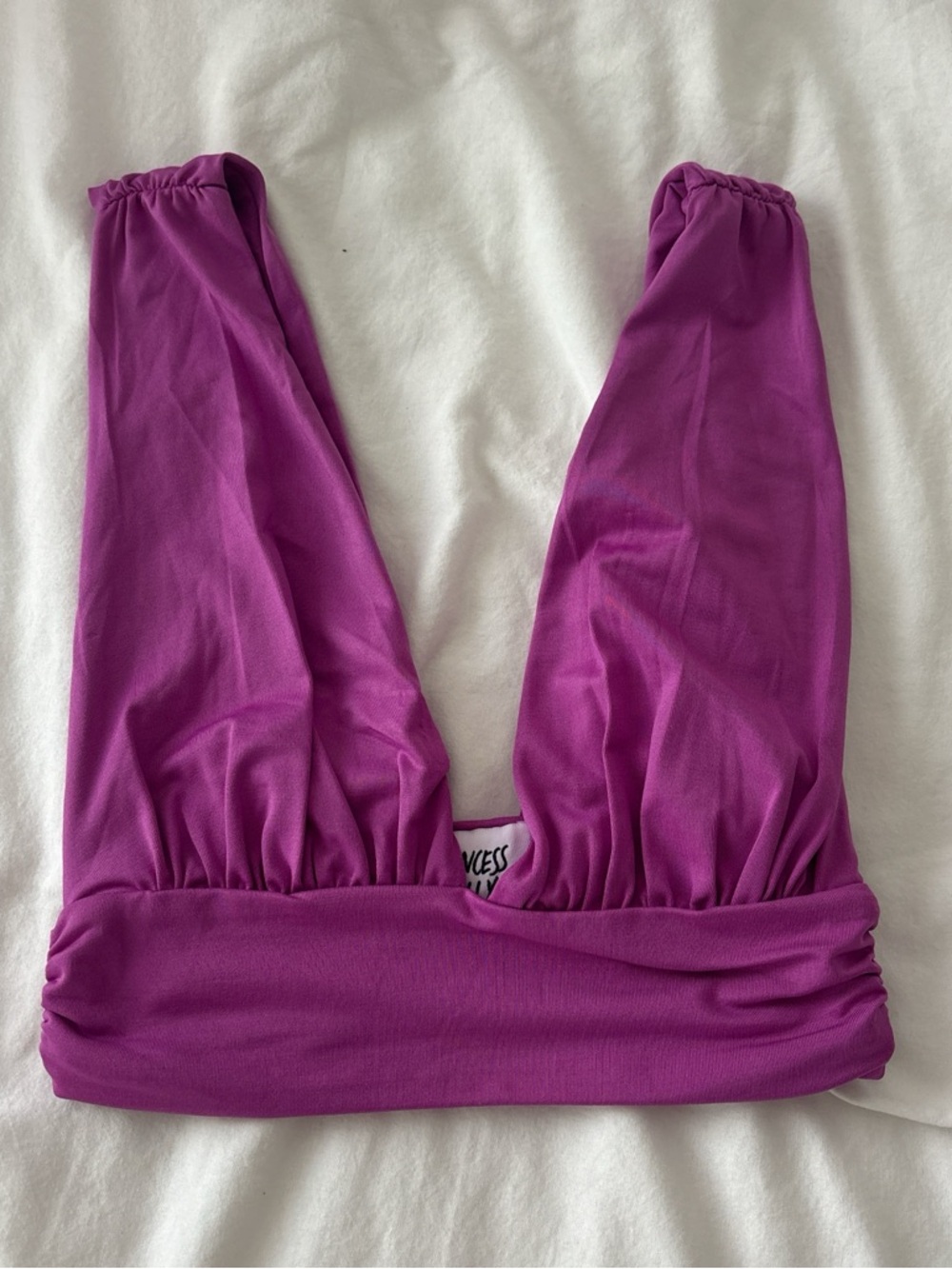 Vibrant Magenta Bikini Top